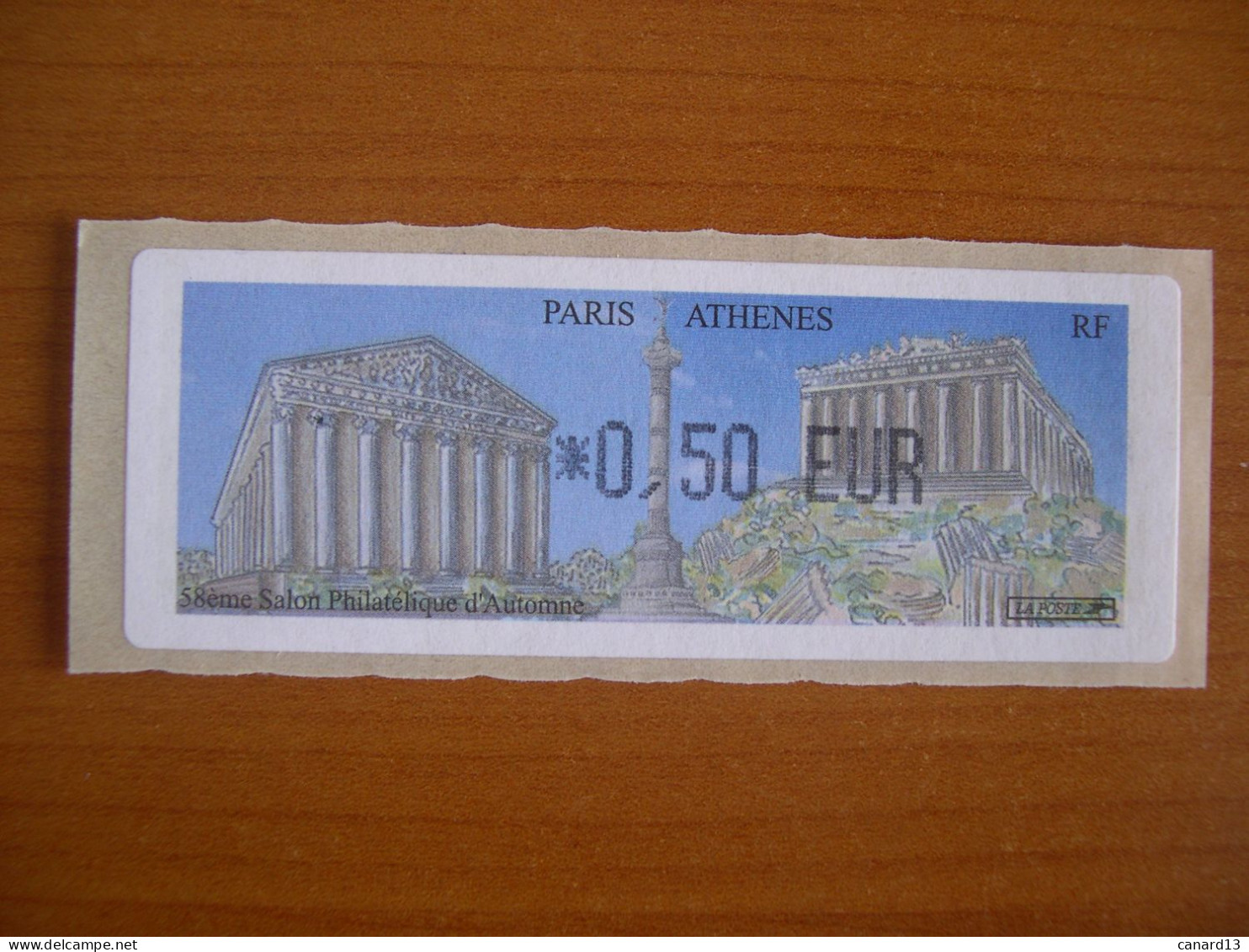 France Vignette De Distributeur N° 596 Neuf** - 1999-2009 Viñetas De Franqueo Illustradas