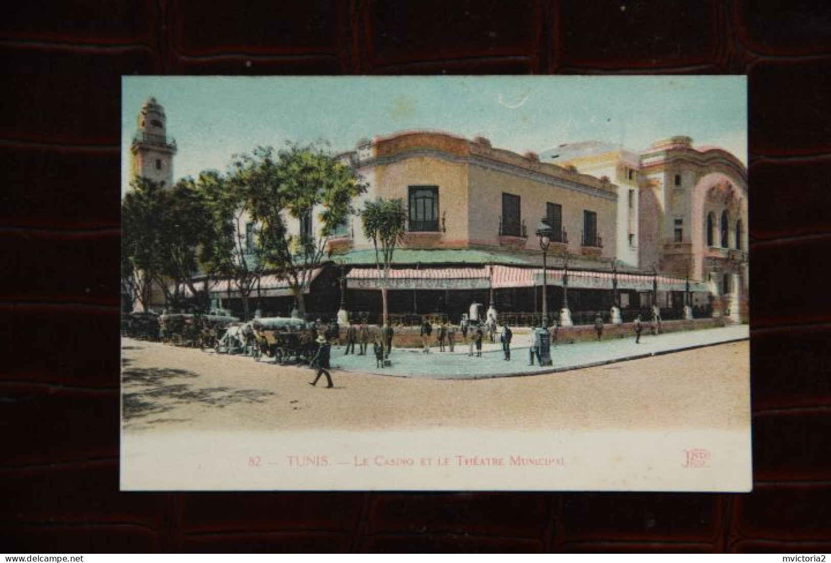 TUNISIE - TUNIS : Le Casino Et Le Théâtre Municipal - Tunisia