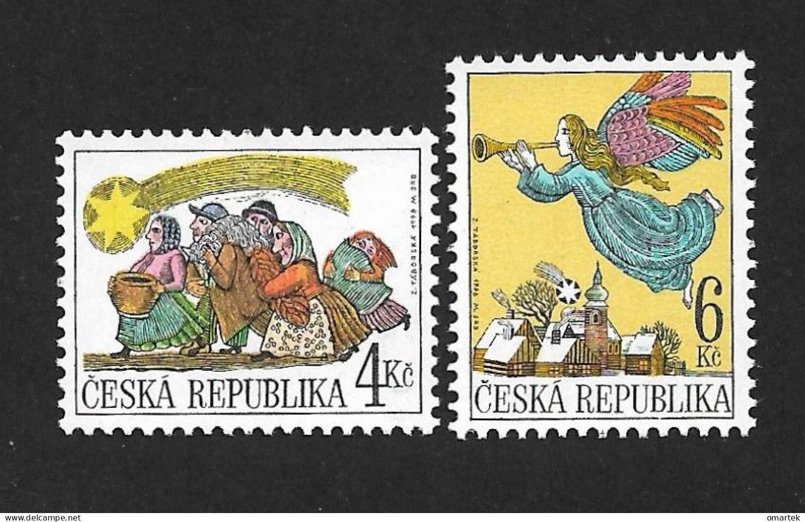 Czech Republic 1998 MNH ** Mi 197-198 Sc 3062 Christmas. Tschechische Republik. - Unused Stamps