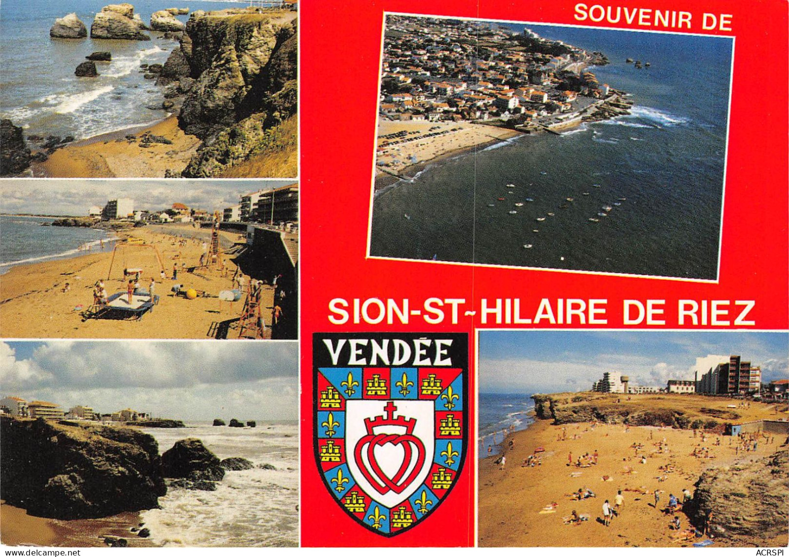 SAINT HILAIRE DE RIEZ SION Vues Diverses 7(scan Recto-verso) MA828 - Saint Hilaire De Riez