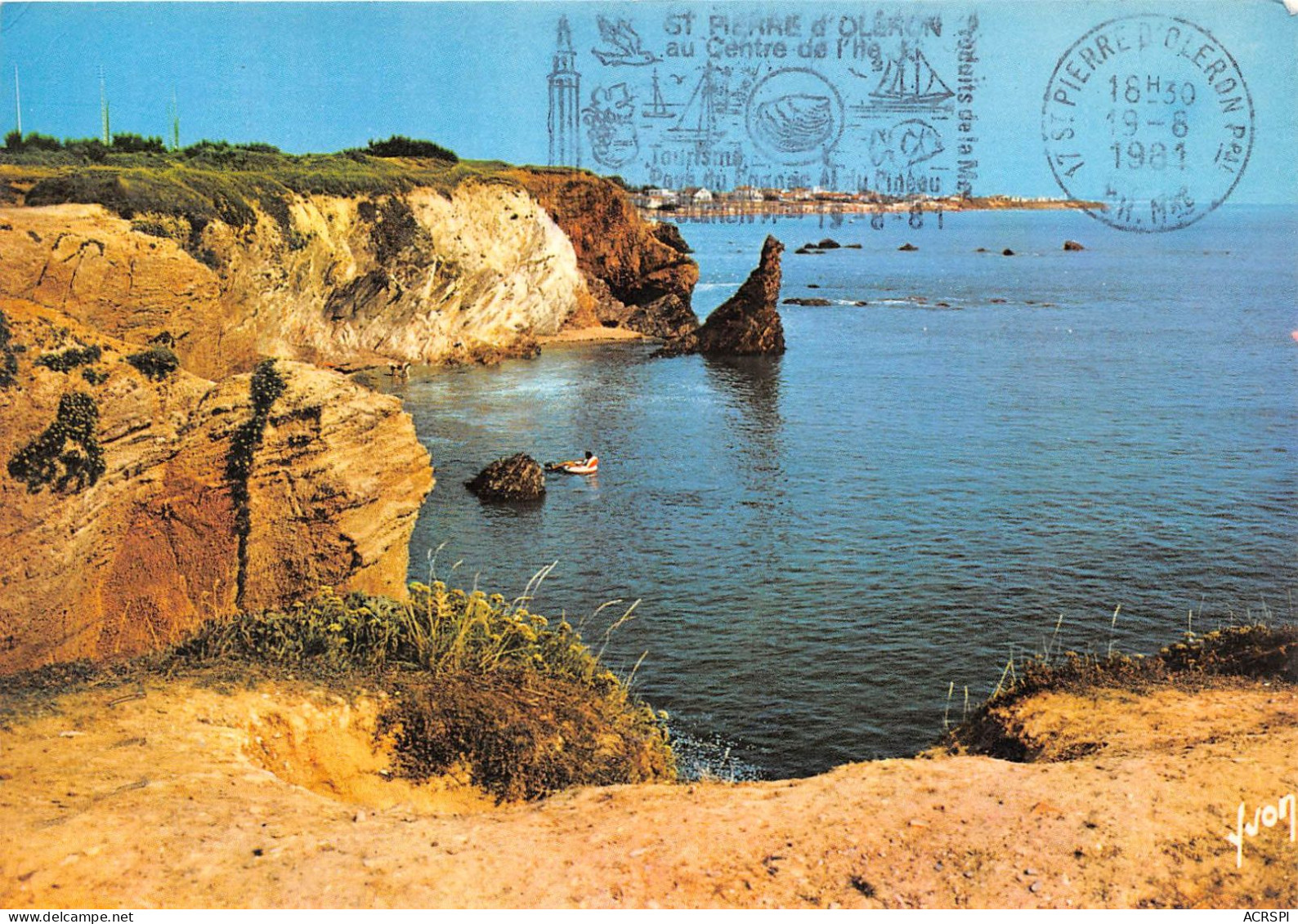 BRETIGNOLLES SUR MER Le Rocher Sainte Veronique 30(scan Recto-verso) MA828 - Bretignolles Sur Mer