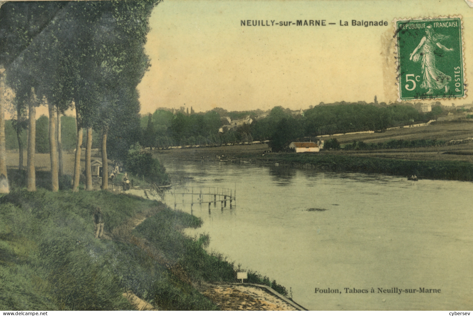 NEUILLY-sur-MARNE - La Baignade - Carte-Photo - Neuilly Sur Marne
