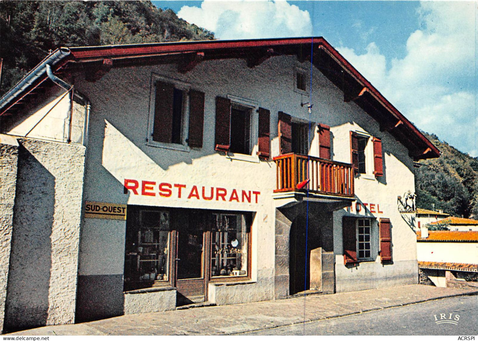 Hotel Restaurant Clementenia ARNEGUY Frontiere 17(scan Recto-verso) MA818 - Arnéguy