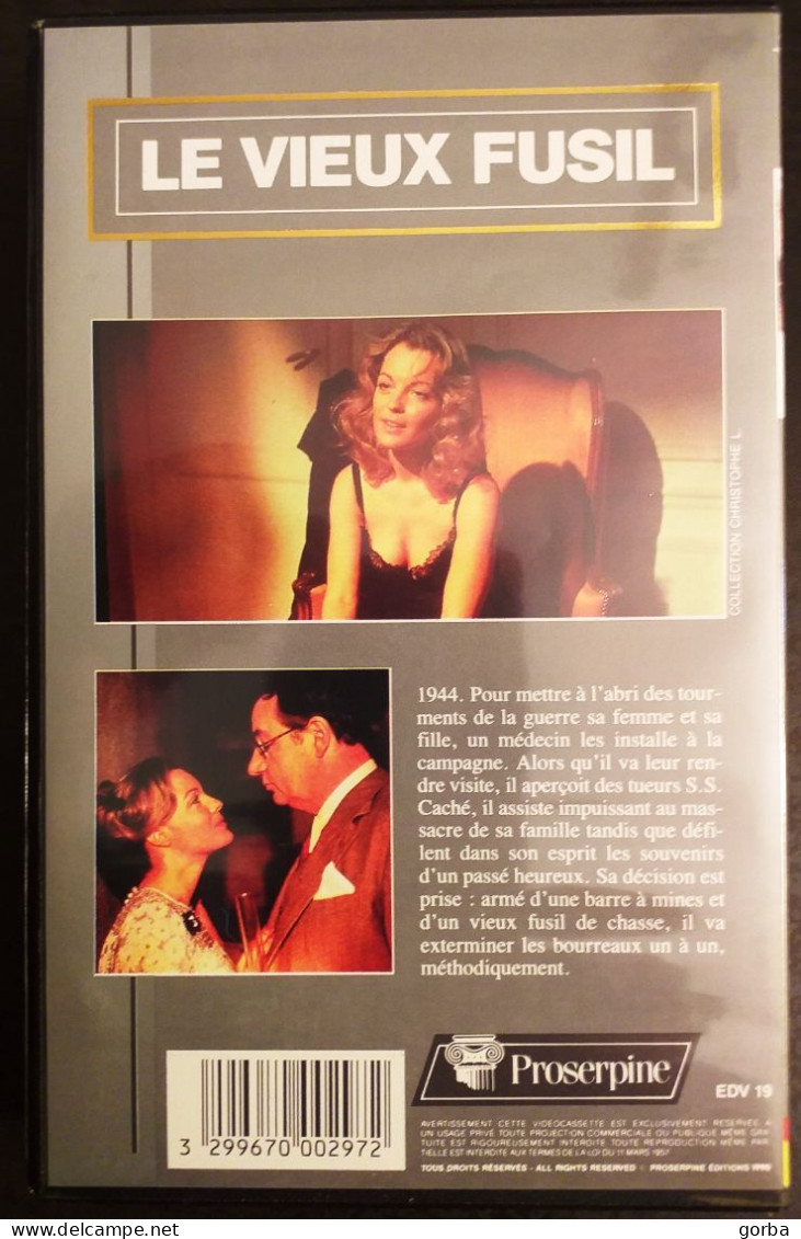 *Cassette K7 VHS - LE VIEUX FUSIL De Robert Enrico - Romy Schneider, Philippe Noiret - Comedy