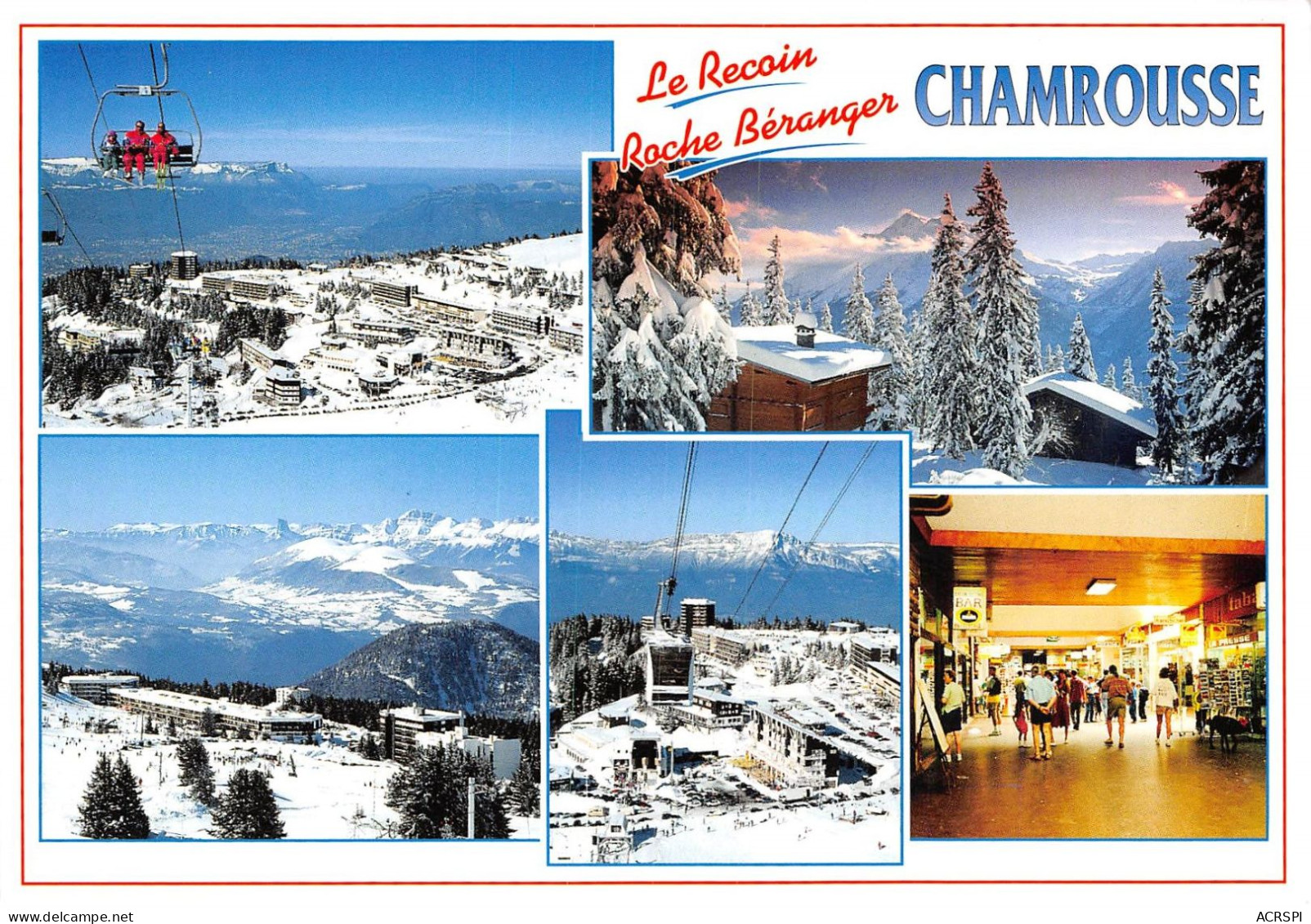 CHAMROUSSE Alt 1650 2250m Le Recoin Et Roche Beranger 11(scan Recto-verso) MA839 - Chamrousse