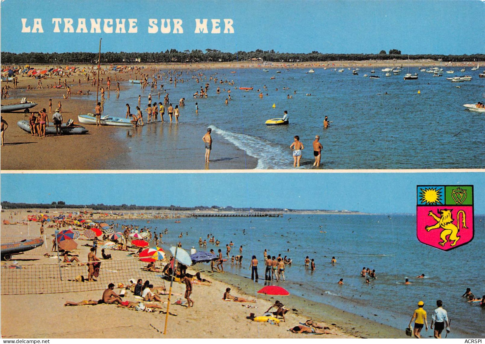 LA TRANCHE SUR MER Les Plages 2(scan Recto-verso) MA834 - La Tranche Sur Mer