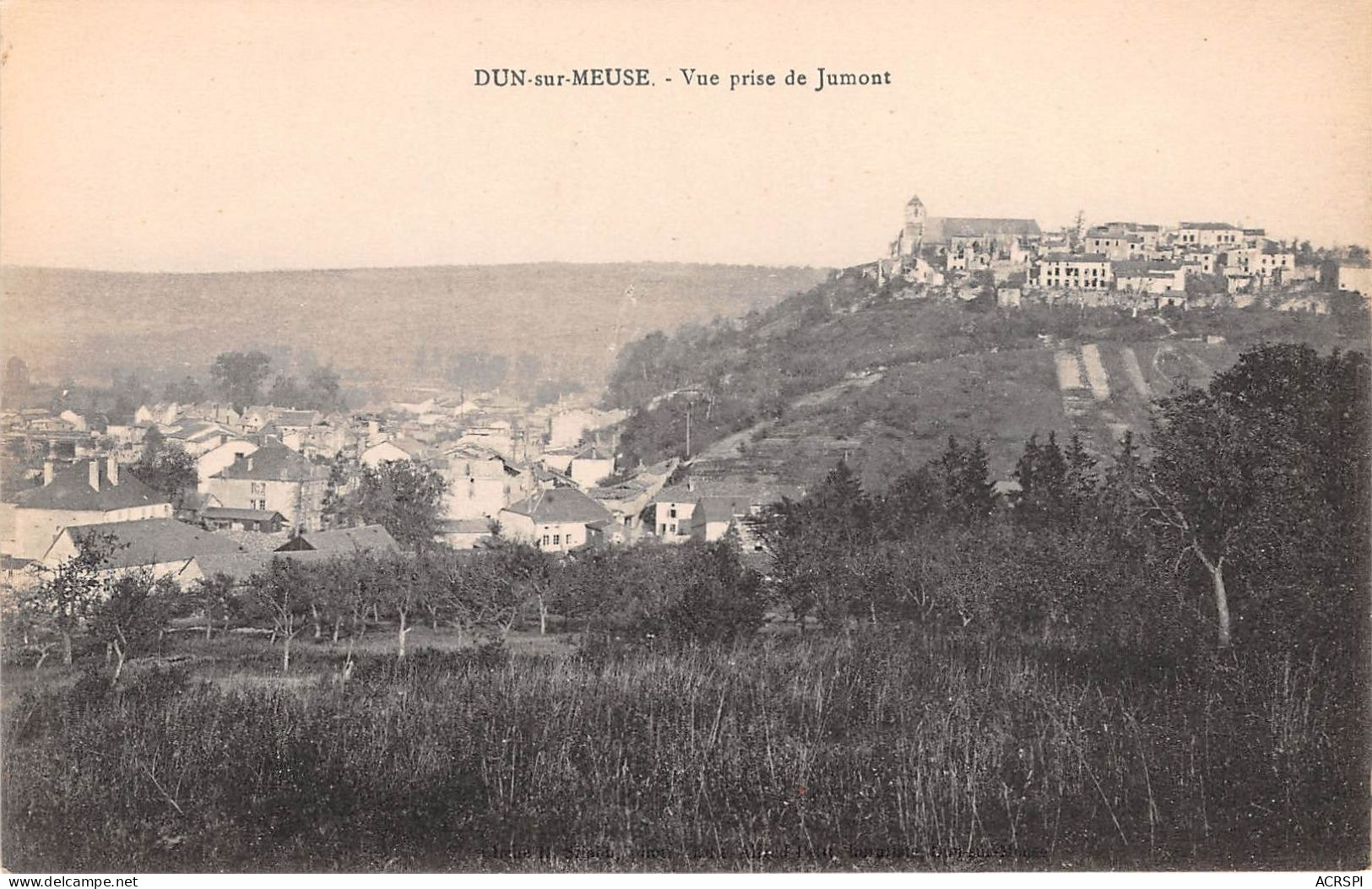 DUN SUR MEUSE Vue Prise De Jumont 30(scan Recto-verso) MA860 - Dun Sur Meuse