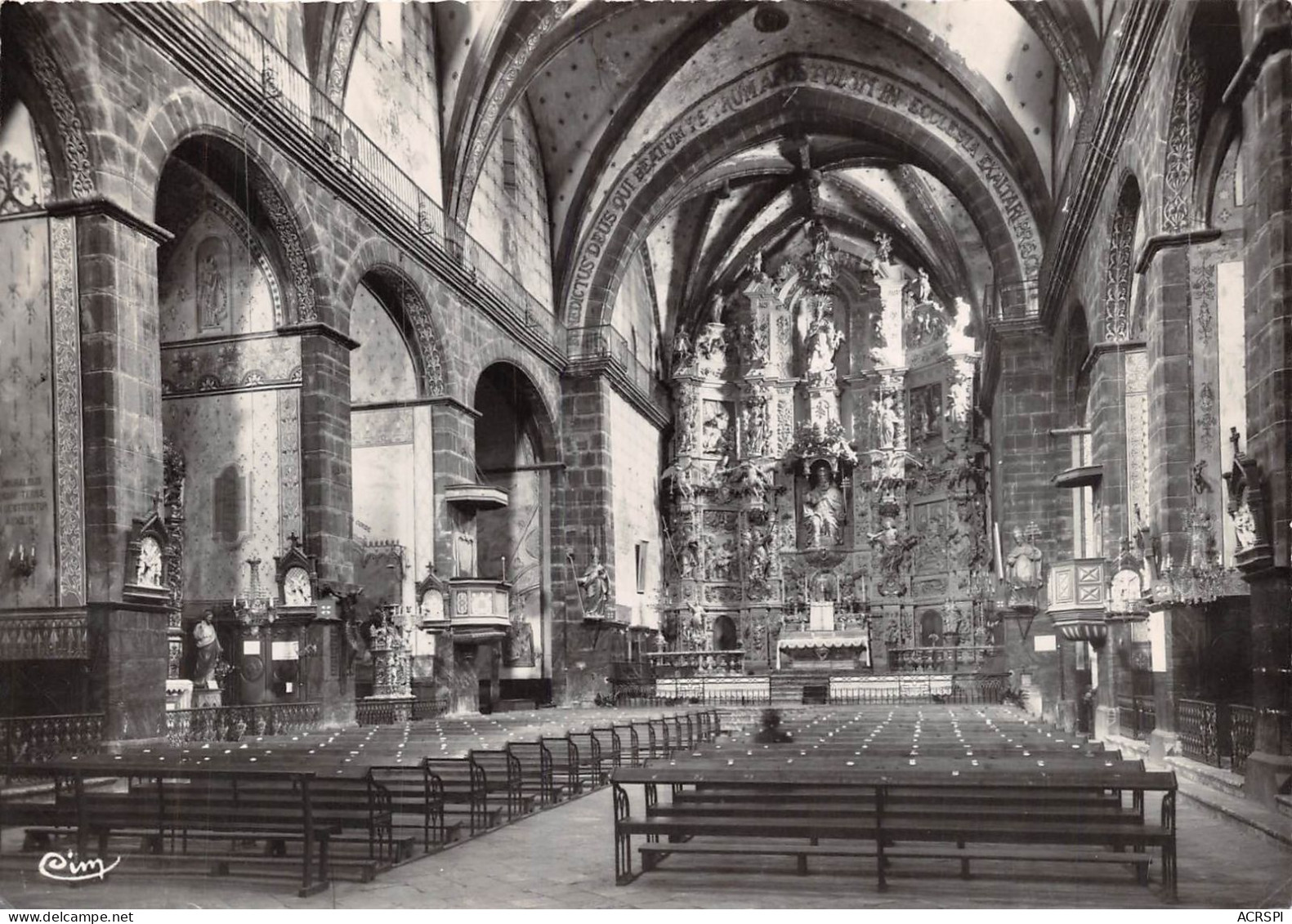 PRADES Vallee De Conflent Interieur De L Eglise 8(scan Recto-verso) MA853 - Prades