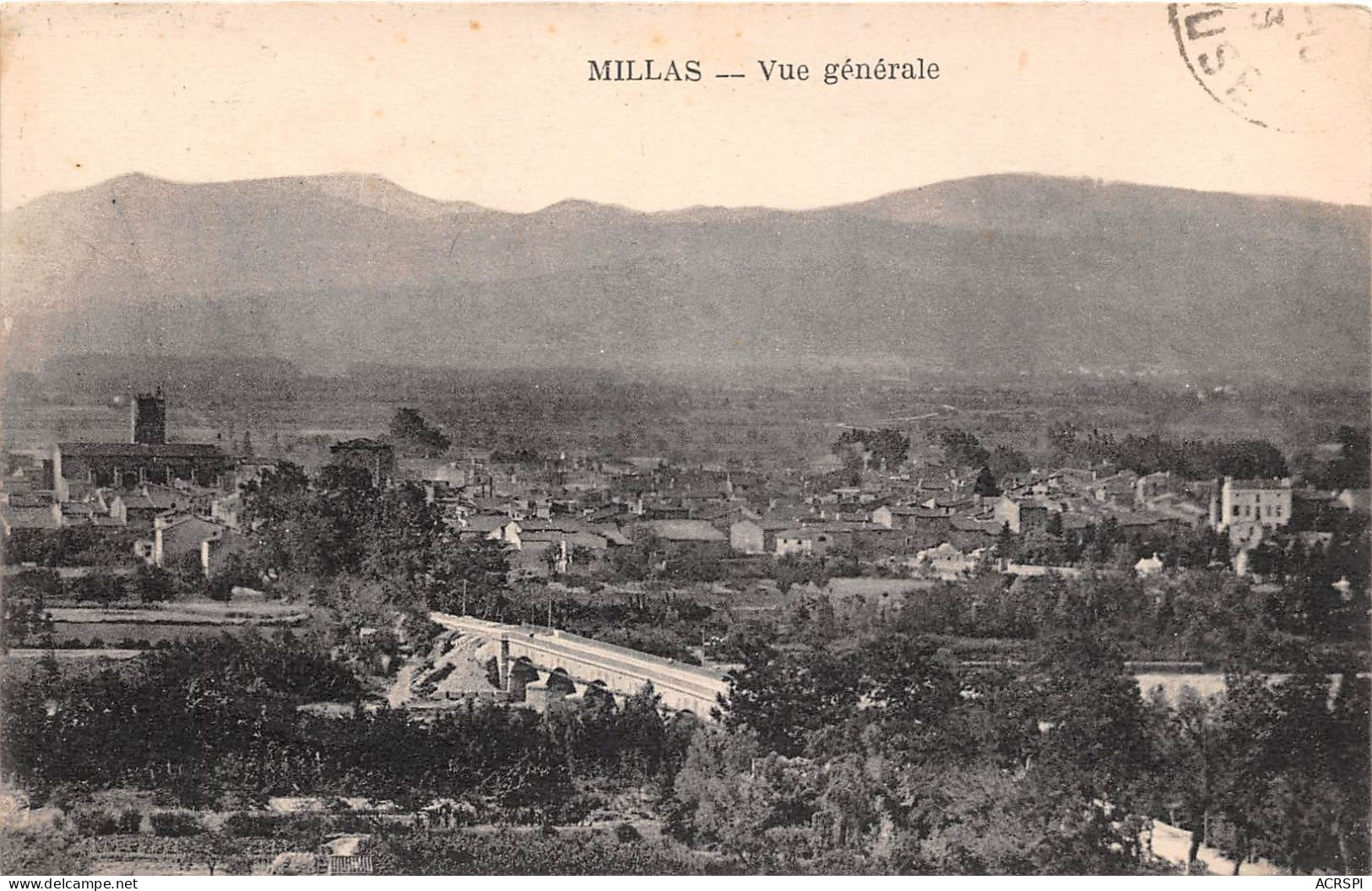 MILLAS Vue Generale 17(scan Recto-verso) MA851 - Millas