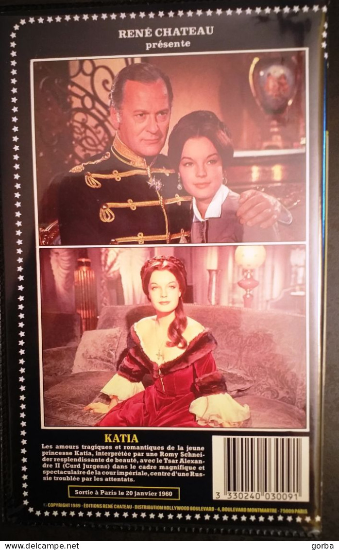 *Cassette K7 VHS - KATIA De Robert Siodmak - Romy Schneider, Curd Jurgens - Commedia