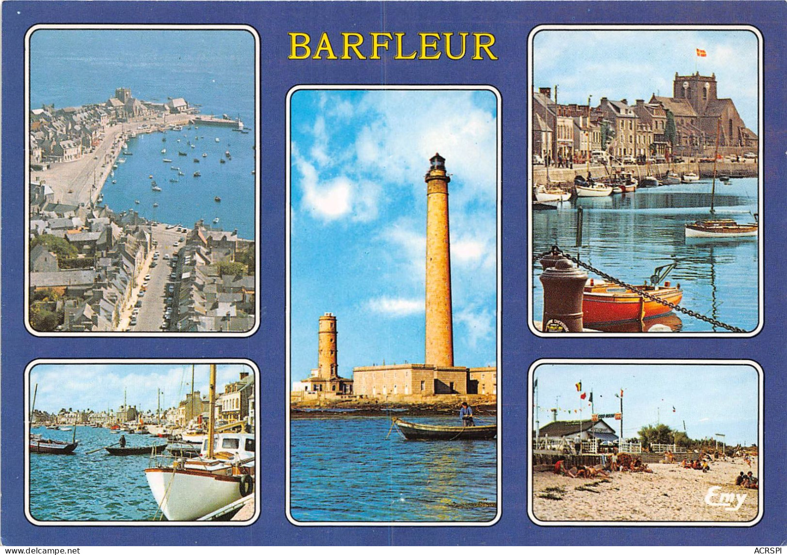 BARFLEUR GATTEVILLE Vue Aerienne Le Phare De Gatteville Le Port La Plage 28(scan Recto-verso) MA880 - Barfleur