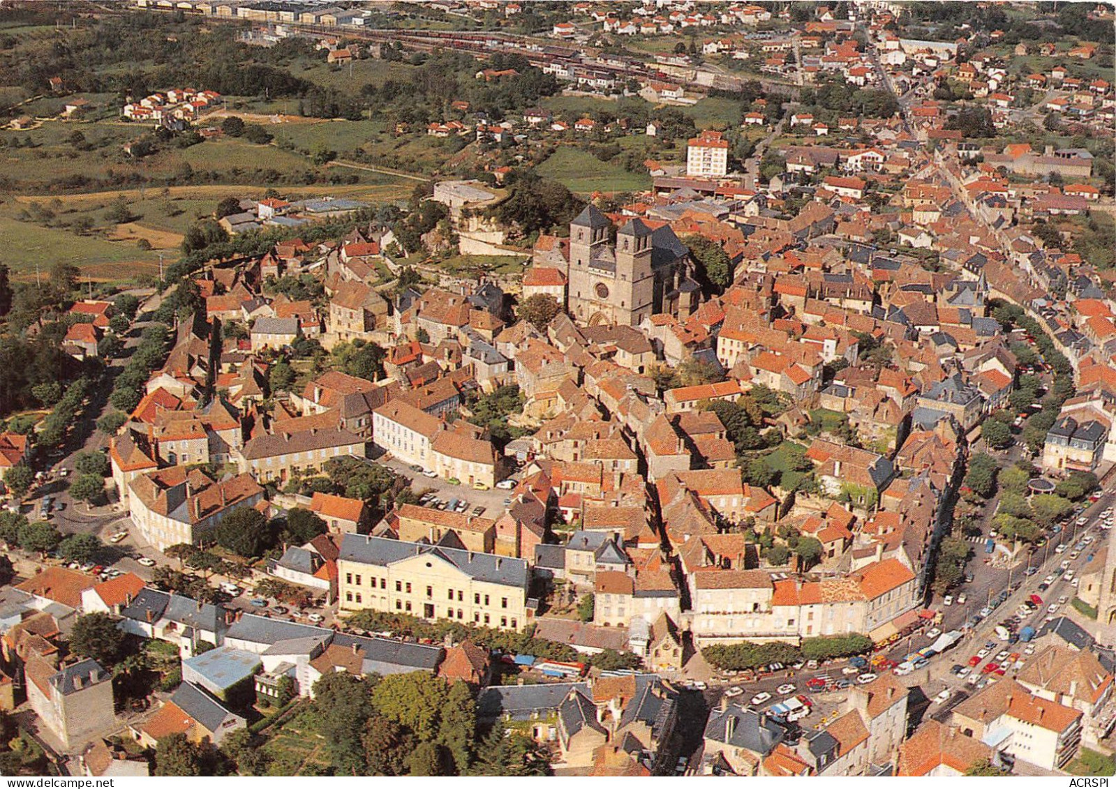 GOURDON Vue Generale Aerienne 12(scan Recto-verso) MA878 - Gourdon