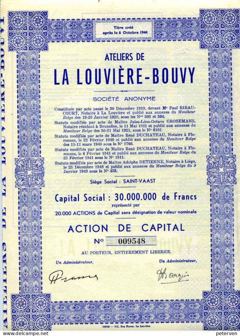 ATELIERS De LA LOUVIÈRE - BOUVY - Industry