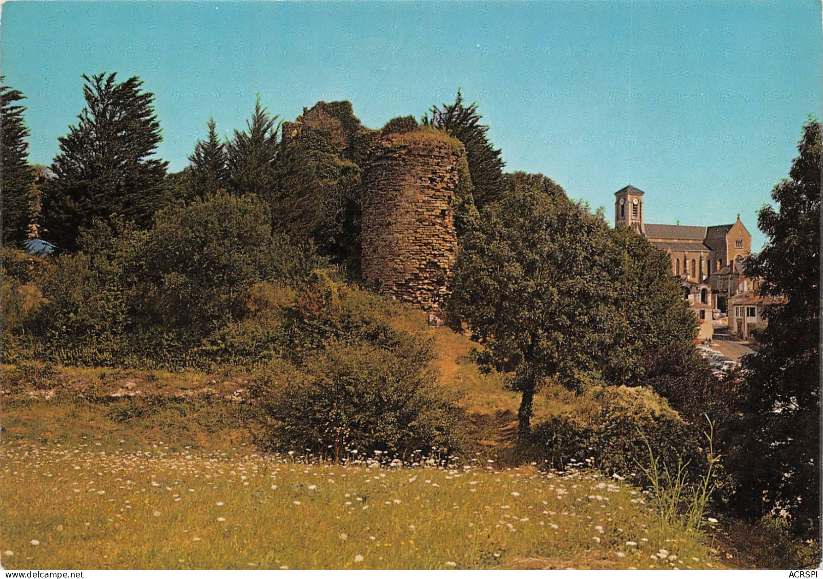 TALMONT Ruines Du Vieux Chateau XIe S Et L Eglise 7(scan Recto-verso) MA898 - Talmont Saint Hilaire