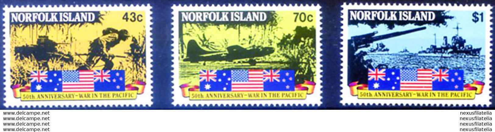 Seconda Guerra Mondiale Nel Pacifico 1991. - Isla Norfolk