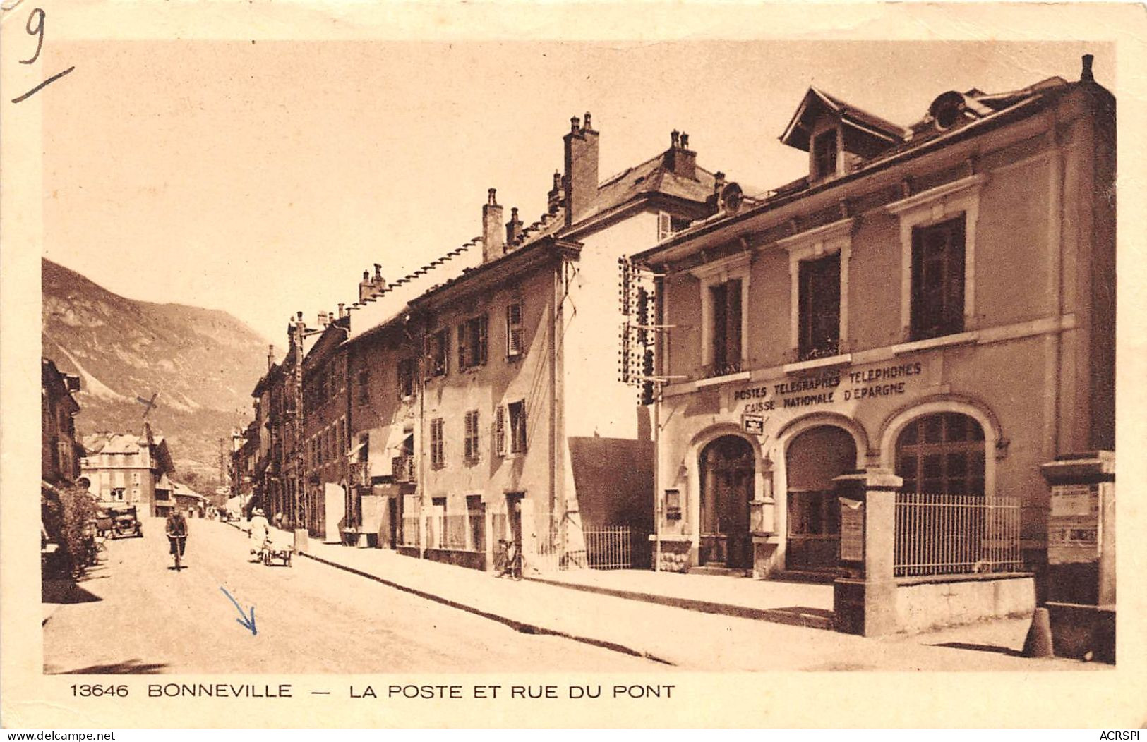BONNEVILLE La Poste Et Rue Du Pont 7(scan Recto-verso) MA897 - Bonneville