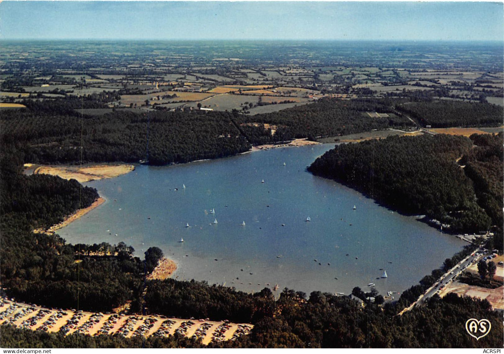 SILLE PLAGE Foret Domaniale De 3550ha Lac De 45ha Vue Generale 27(scan Recto-verso) MA896 - Sille Le Guillaume