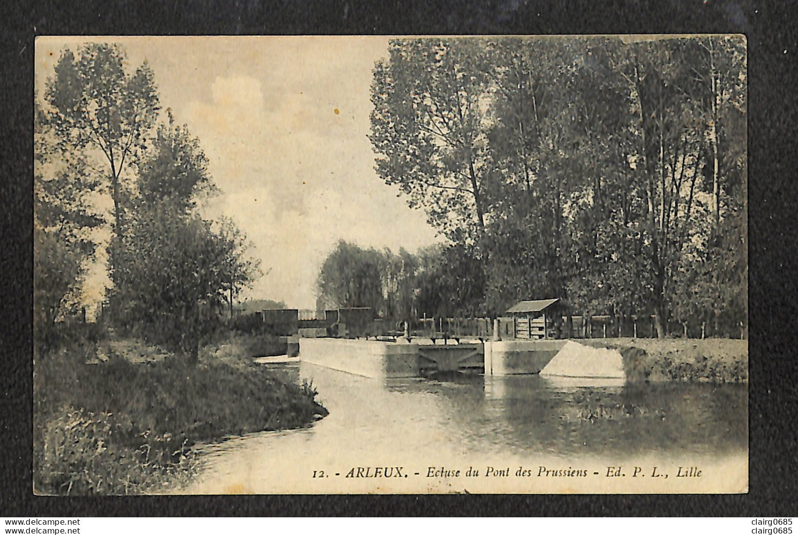 59 - ARLEUX - Ecluse Du Pont Des Prussiens - 1921 - Arleux