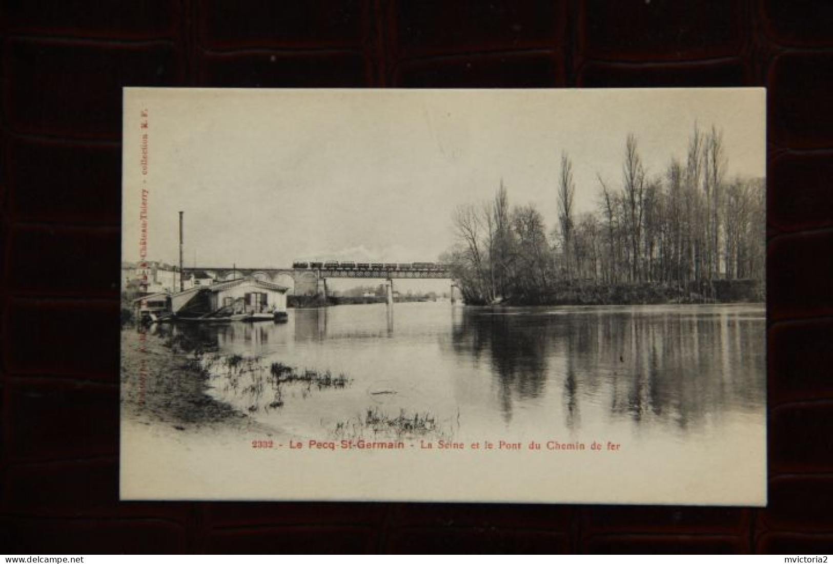 78 - Le PECQ ST GERMAIN : La Seine Et Le Pont Du Chemin De Fer - Le Pecq