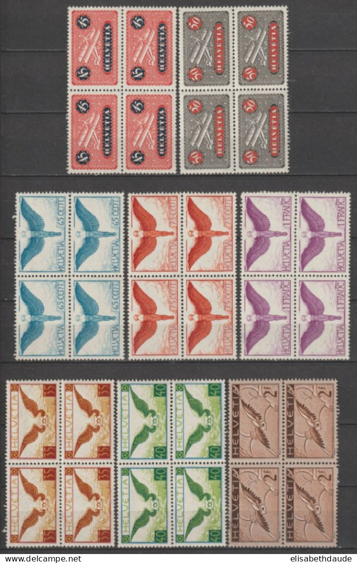 1923 - YVERT N°8/15 BLOCS DE 4 **/* MNH/MH - TRES FORTE COTE !! - Unused Stamps