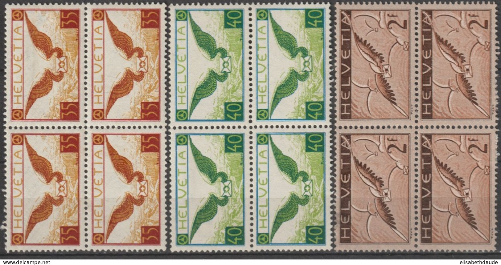 1923 - YVERT N°8/15 BLOCS DE 4 **/* MNH/MH - TRES FORTE COTE !! - Unused Stamps