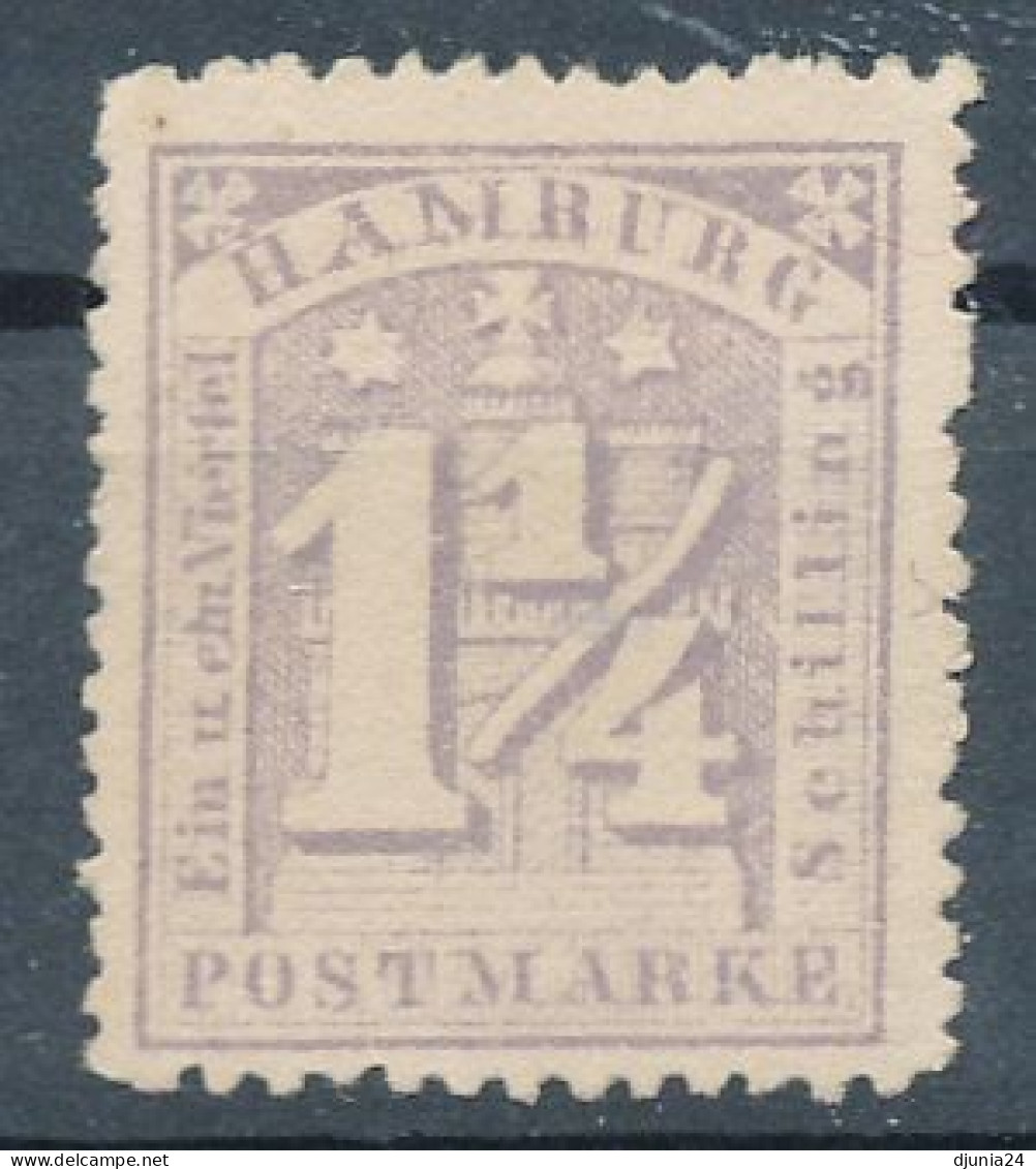 BF0729 / HAMBURG  -   1¼  SCHILLING  -   Michel 12a (*) - Hambourg