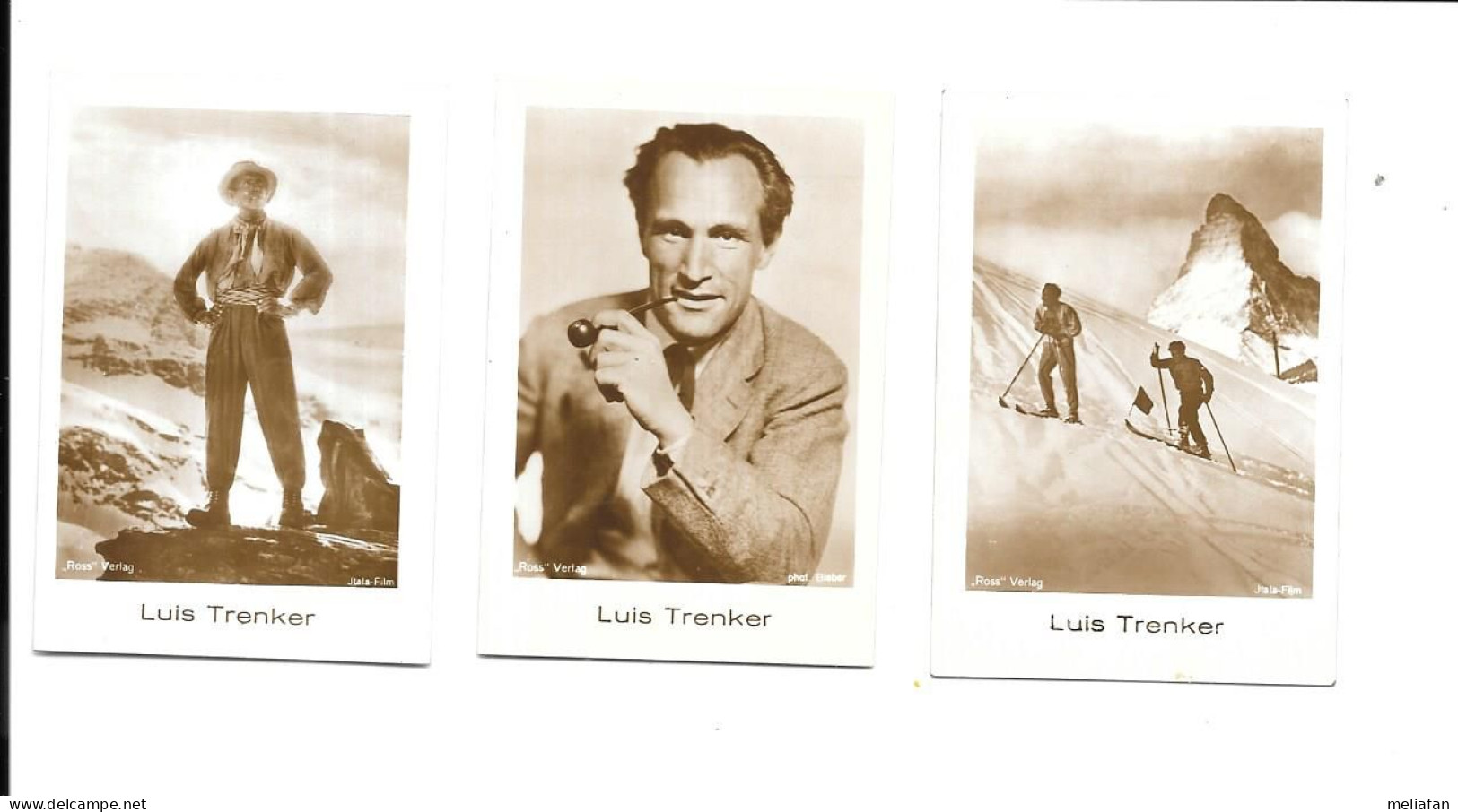 DX24 - CARTES CIGARETTES HANSOM JASMATZI - LUIS TRENKER - Foto