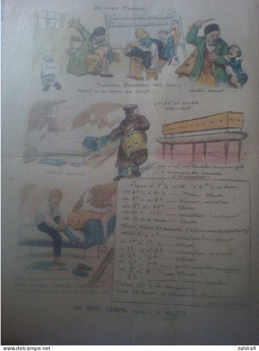 Lyon Républicain Illust Rentrée Des Classe Train Garde Barrière Willette Blondeau Dandurand G Ri Alex Iribe PDY Lebègue - 1900 - 1949