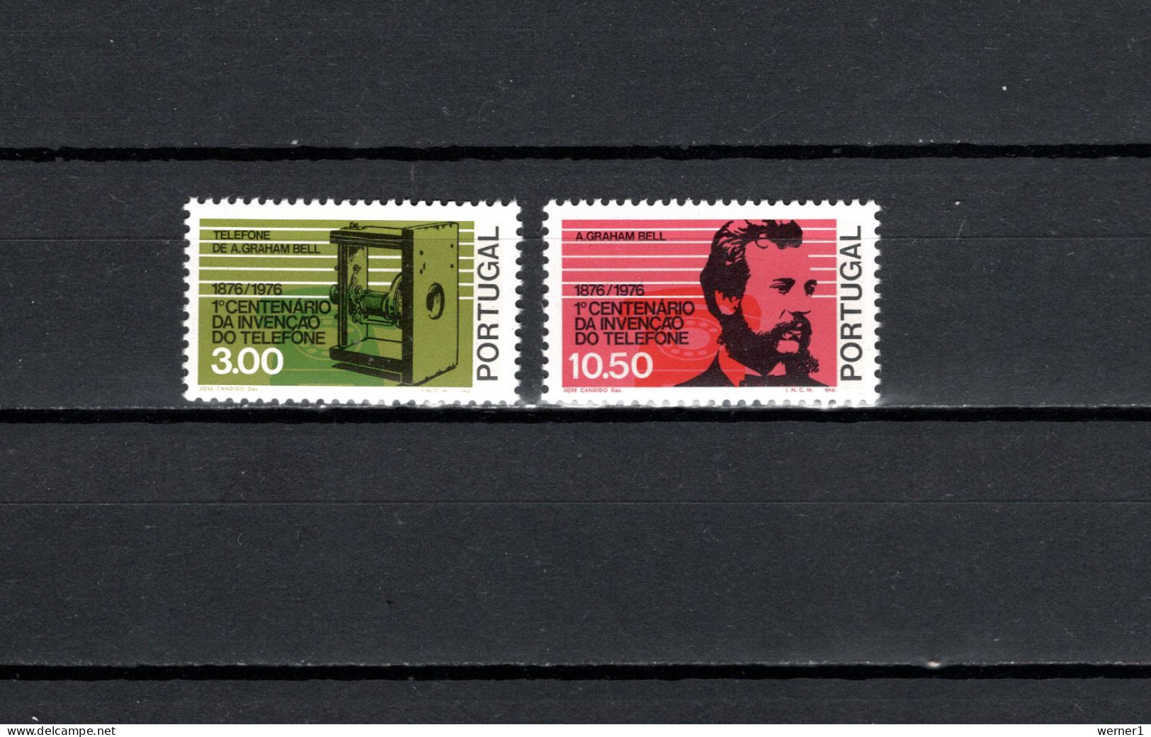 Portugal 1976 Space, Telephone Centenary Set Of 2 MNH - Europa