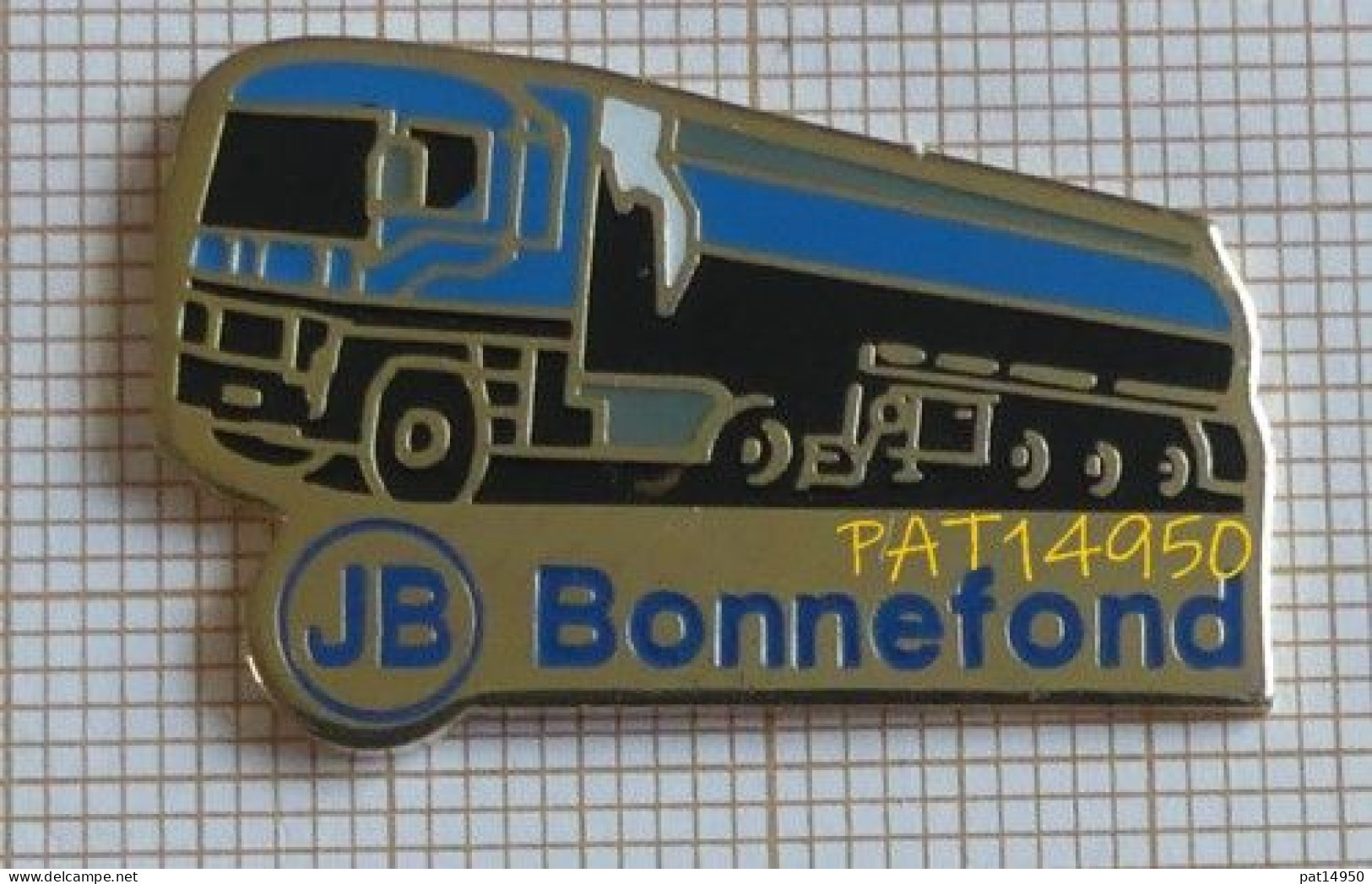 PAT14950 CAMION SEMI CITERNE JB BONNEFOND - Trasporti