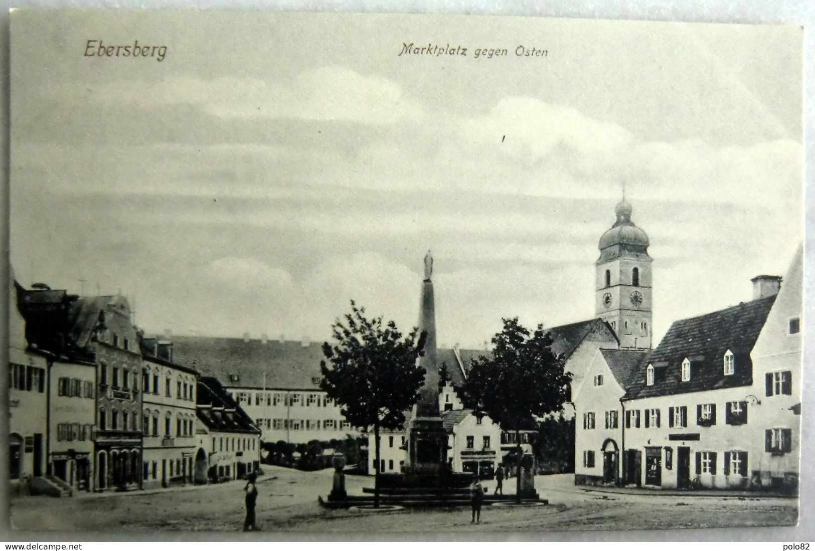 Alte Ansichtskarte / Postkarte - Ebersberg, Marktplatz Gegen Osten Um 1900 - Ebersberg