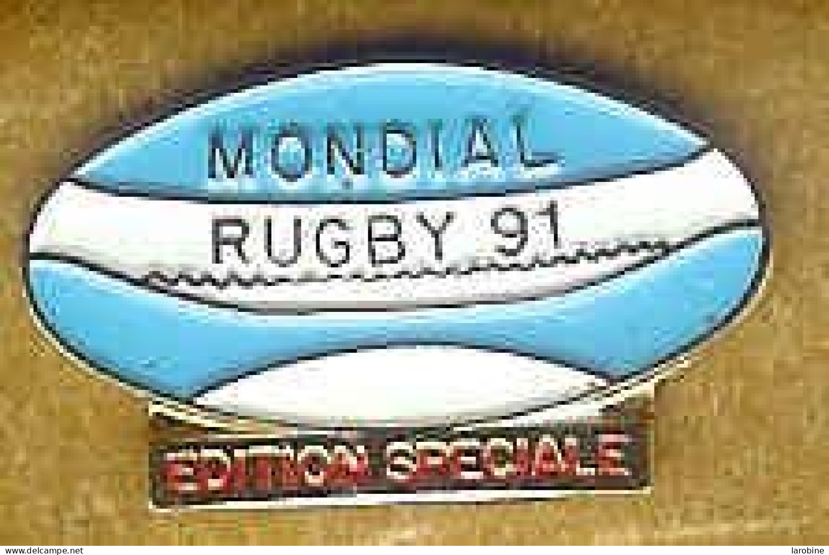 @@ Médias Ballon De Rugby Mondial Rugby 91 Edition Spéciale @@sp57b - Rugby