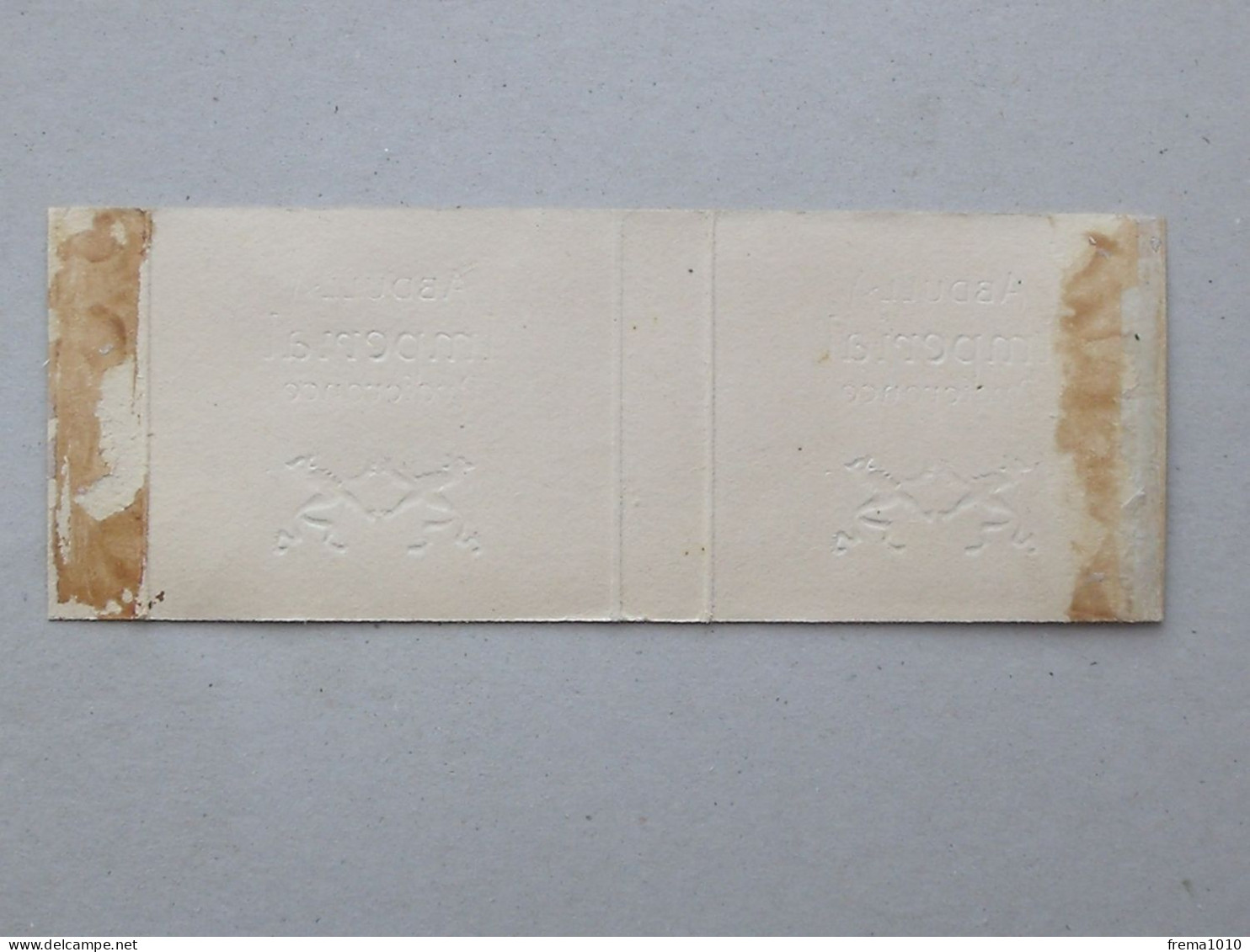 TABAC Authentique Ancien Paquet 20 Cigarettes: ABDULLA "Impérial Préférence" - En Relief - NEW BOND STREET - Autres & Non Classés