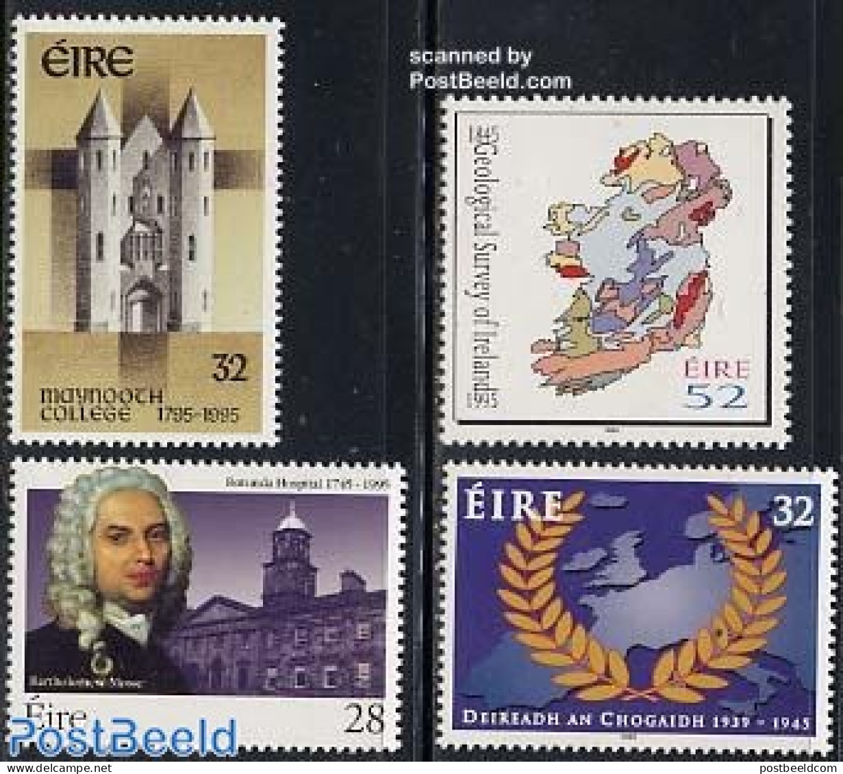 Ireland 1995 Mixed Issue 4v, Mint NH, Health - Science - Various - Health - Education - Maps - Nuovi