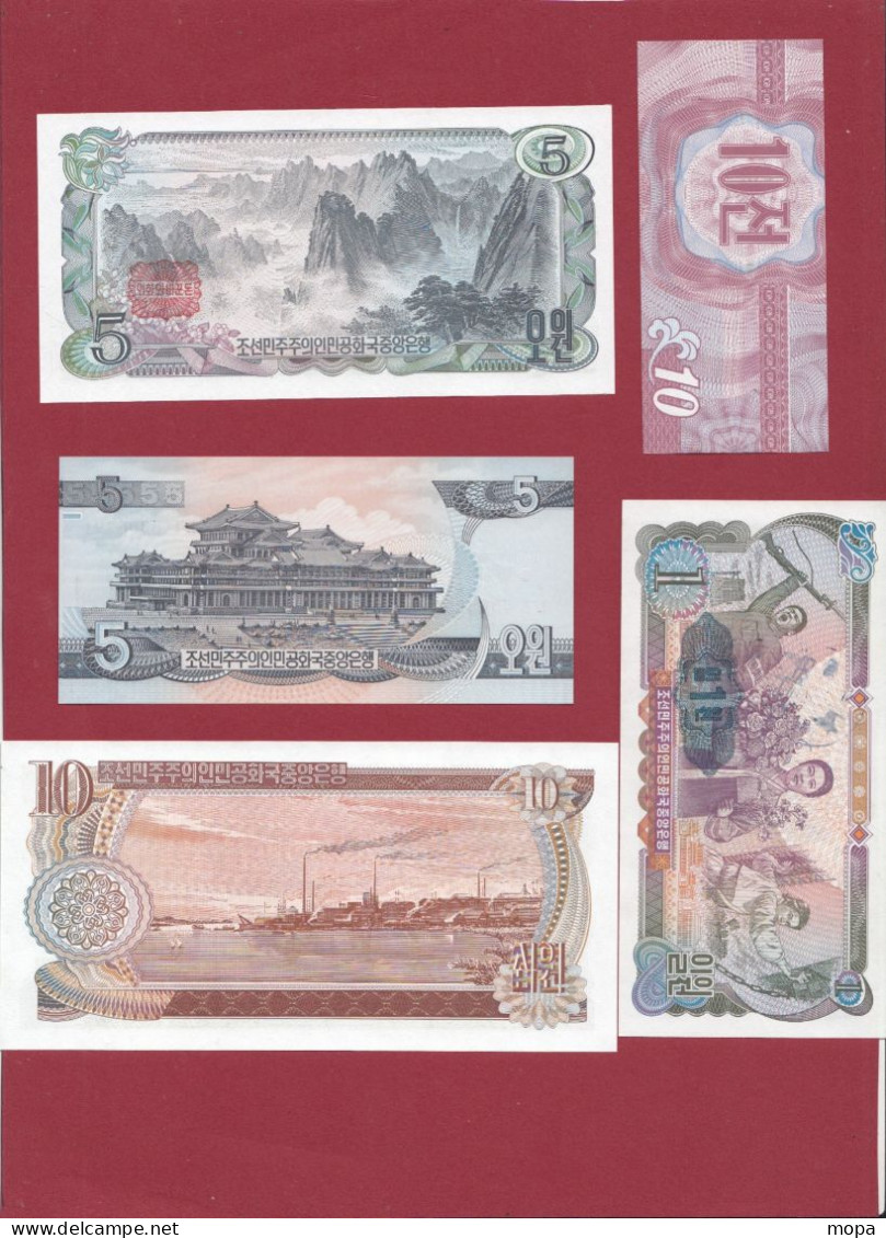 Corée Du Nord 14 Billets  En UNC - Korea (Nord-)