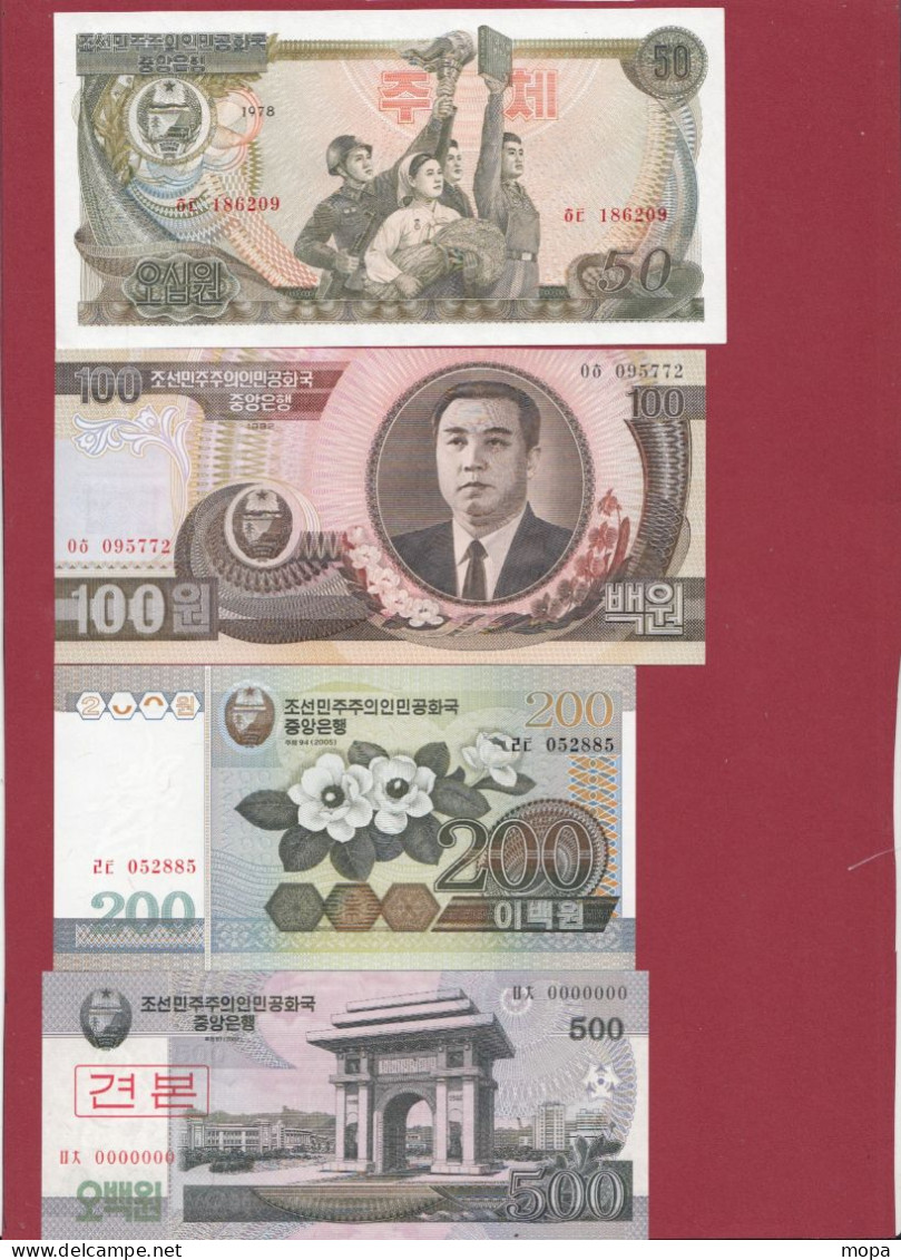Corée Du Nord 14 Billets  En UNC - Corea Del Norte