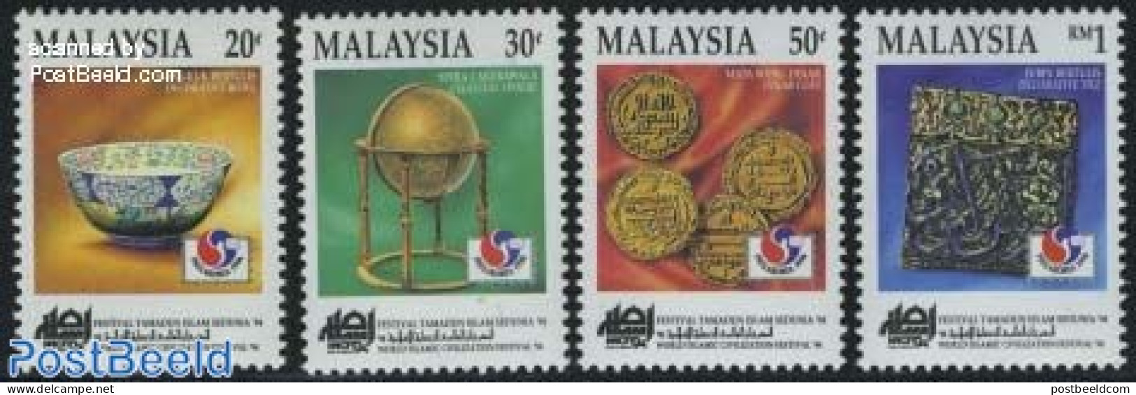 Malaysia 1994 Philakorea 4v, Mint NH, Art - Art & Antique Objects - Ceramics - Porcellana