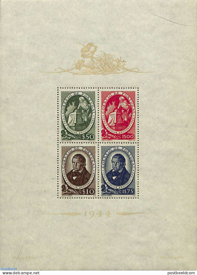 Portugal 1944 Avelar Brotero S/s, Unused (hinged) - Unused Stamps