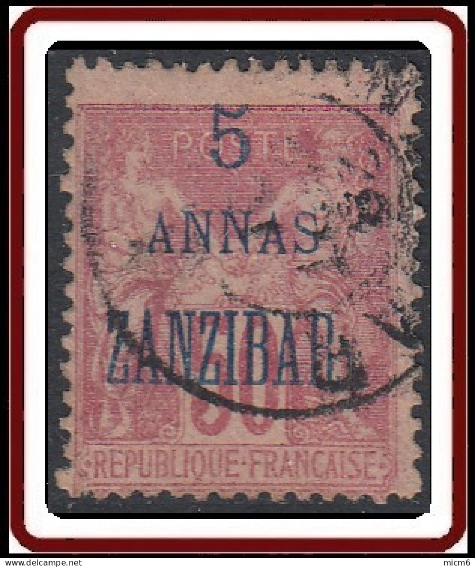 Zanzibar Bureau Français - N° 28 (YT) N° 44 (AM) Oblitéré. - Used Stamps