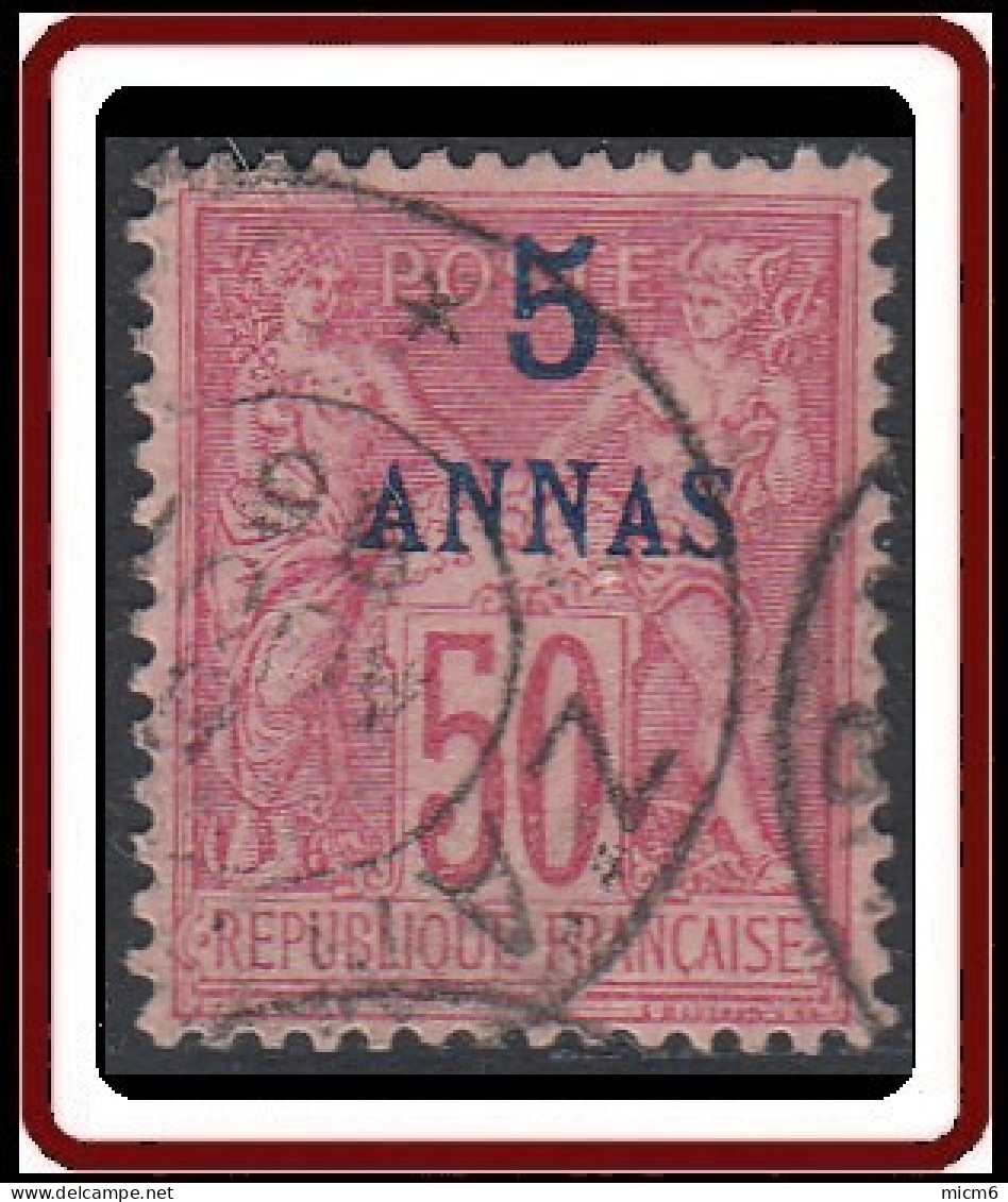Zanzibar Bureau Français - N° 08 (YT) N° 4 (AM) Oblitéré. - Used Stamps
