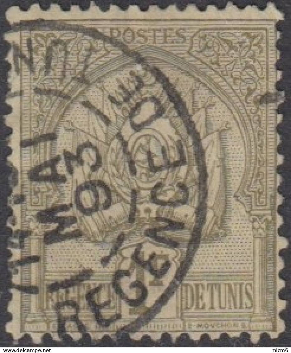 Tunisie 1888-1922 - N° 20 (YT) N° 16 (AM) Oblitéré. - Gebraucht