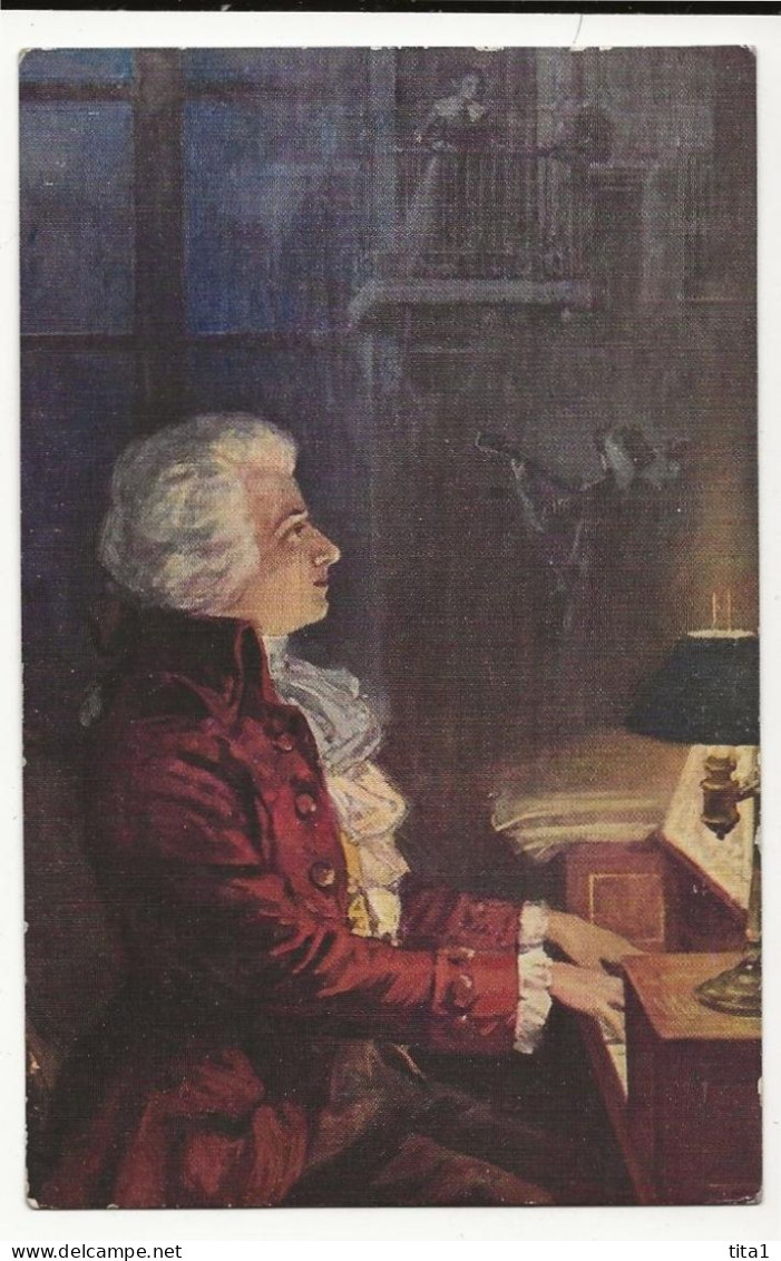 332 - Mozart Composant Don Juan -L. Balestrieri - Pittura & Quadri