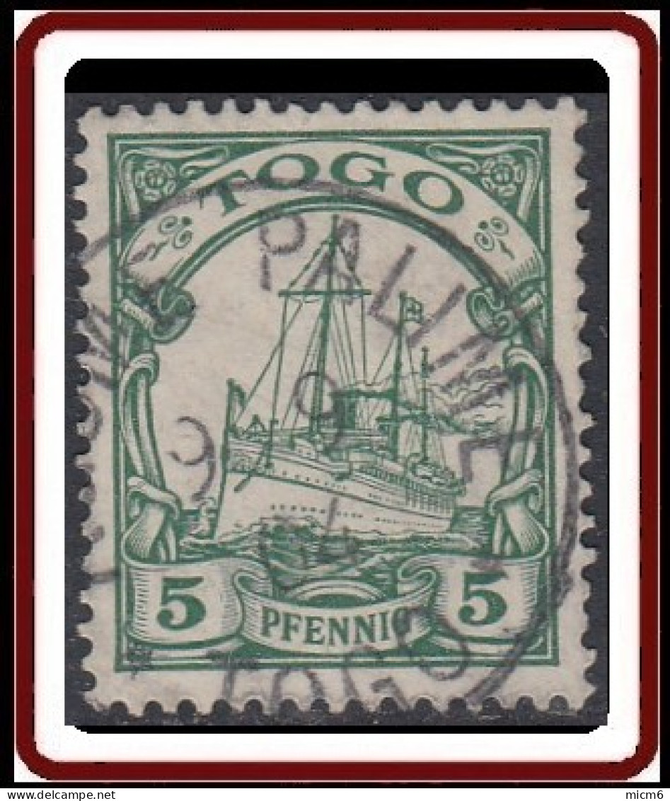 Togo Occupation Allemande - Agome Palime Sur N° 08 (YT) N° 20 (AM). Oblitération De 1904. - Used Stamps