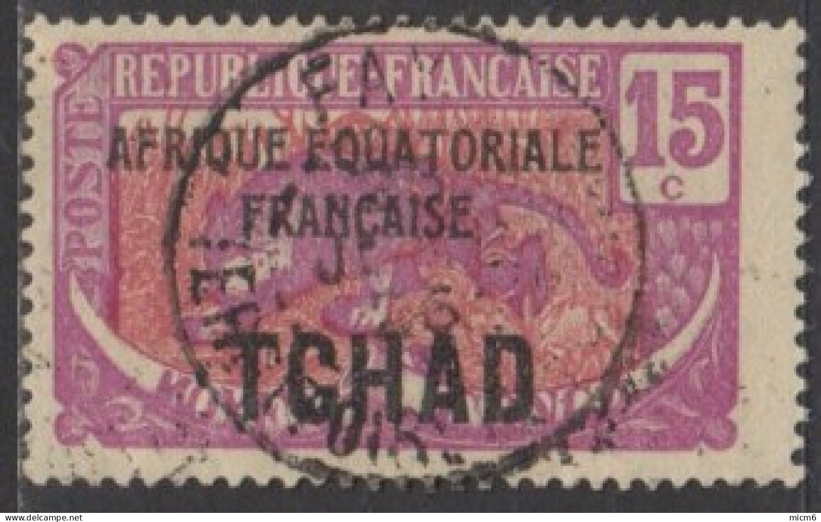 Tchad - N° 24 (YT)  N° 24 (AM) Oblitéré De Faya. - Used Stamps