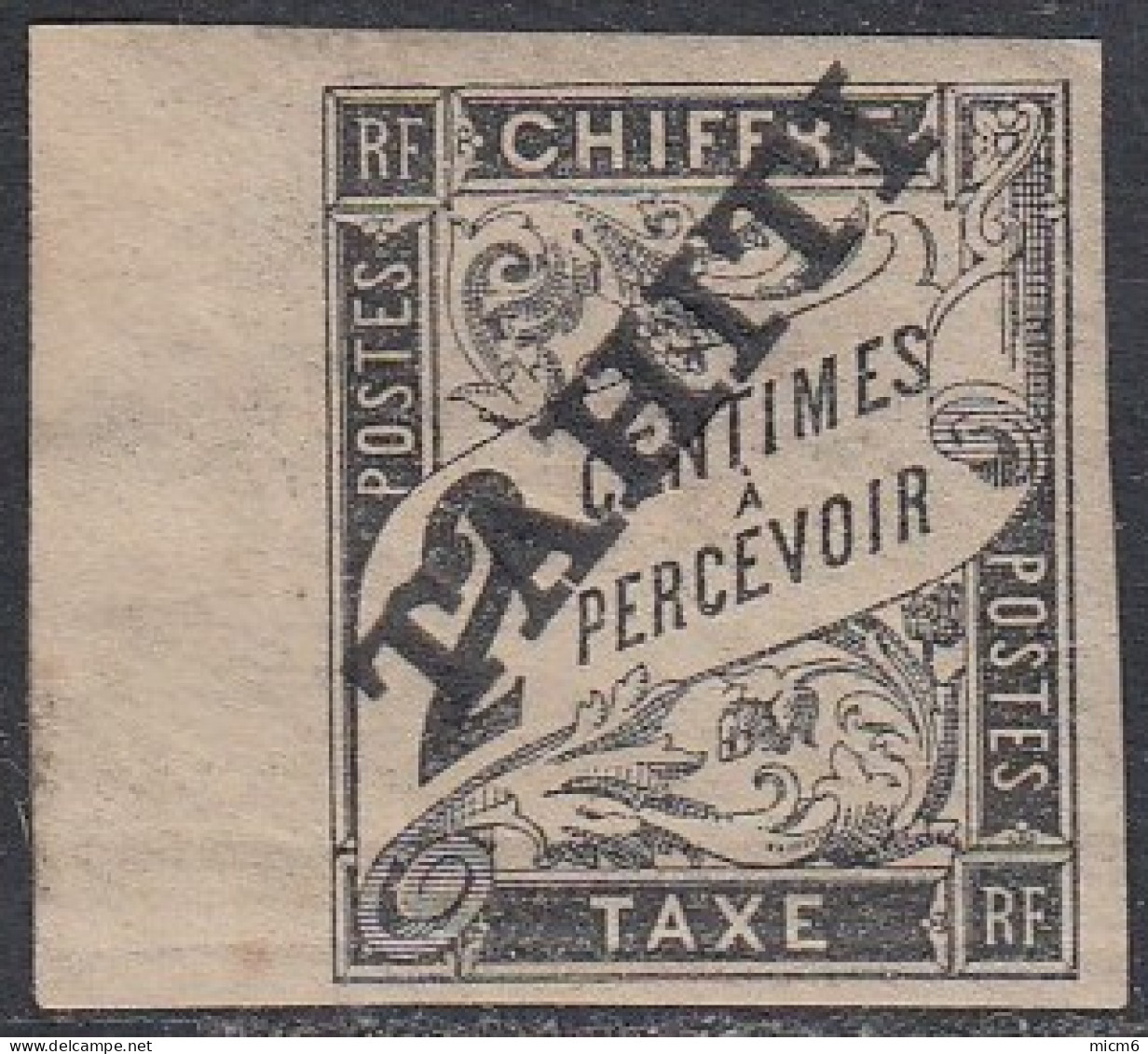 Tahiti - Timbre-taxe N° 2a (YT) N° 2b (AM) Neuf *. Faux Probable. - Neufs