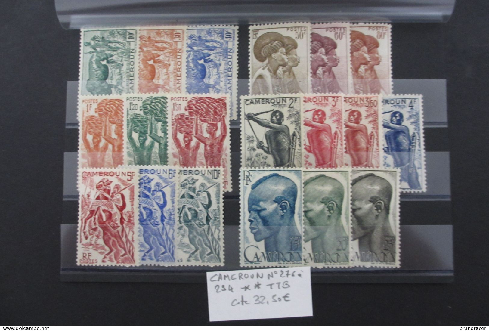 CAMEROUN N°276 à 294 NEUF**  TTB COTE 32,50 EUROS VOIR SCANS - Unused Stamps