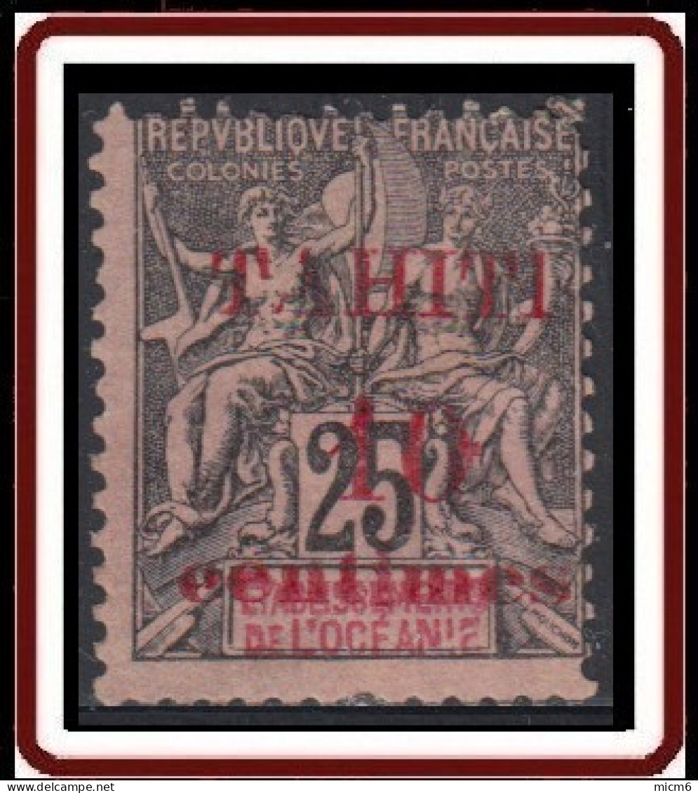 Tahiti - N° 31 (YT) N° 19 (AM) Type II Neuf *. - Neufs