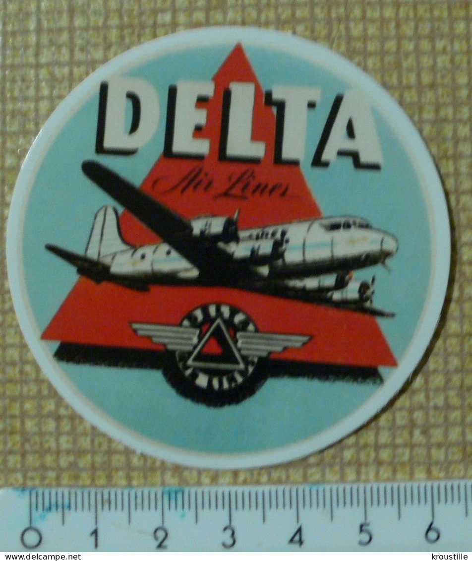 AUTOCOLLANT DELTA AIRLINES - Stickers