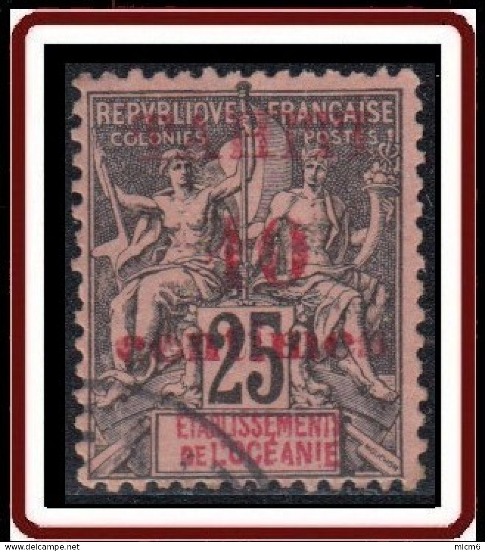 Tahiti - N° 31 (YT) N° 19 (AM) Type I Oblitéré. - Usati