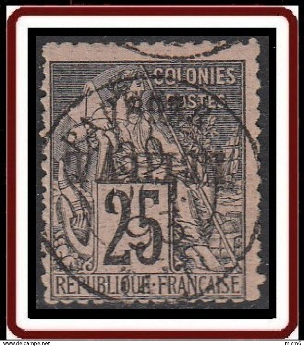 Tahiti - N° 27 (YT) N° 27 (AM) Oblitéré. - Used Stamps